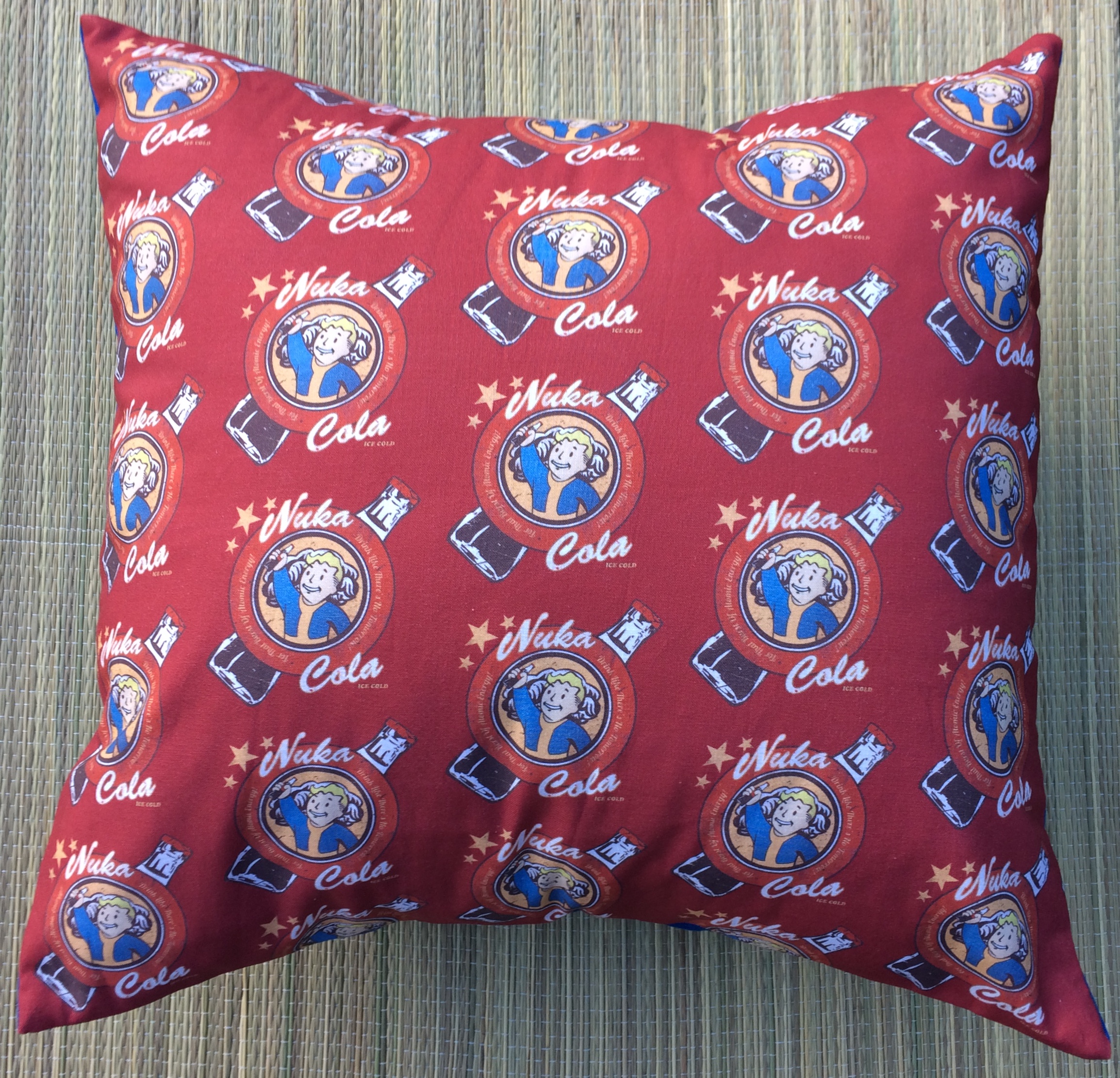 Fallout Nuka Cola Vault Boy Gaming Cushion – handmade by Alien